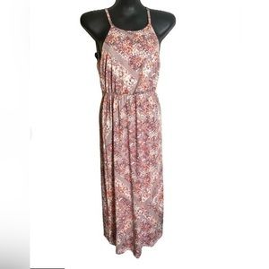 𝅺Maurices halter top‎ floral maxi dress Spring Boho size XS